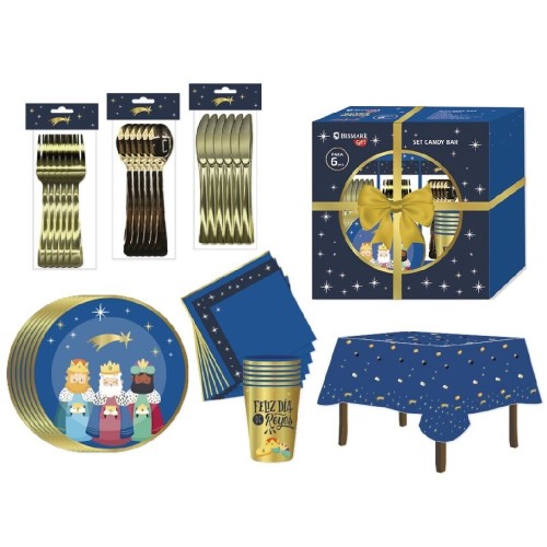 1935 Set Mesa Candybar Reyes Magos  6 Person